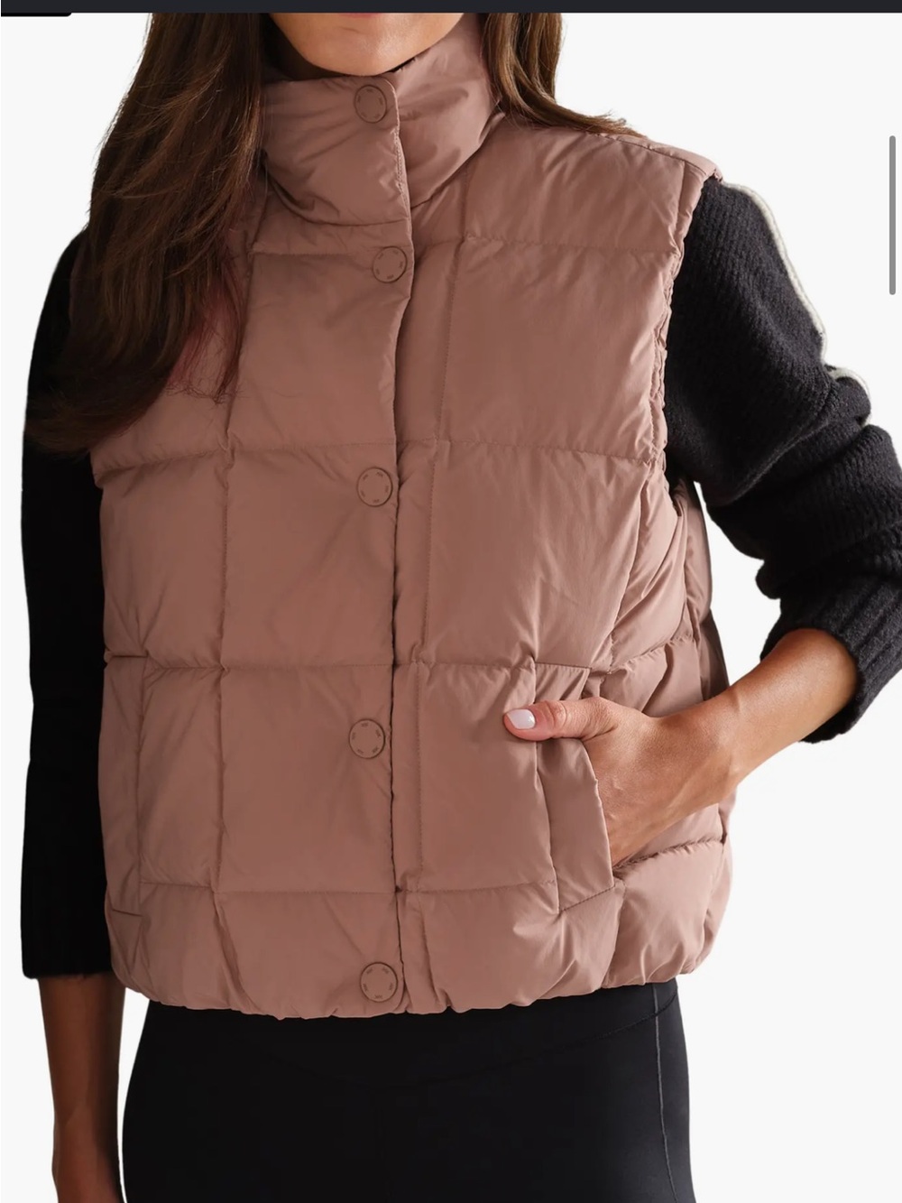 RHONE Powder Puffer Down Vest NWT